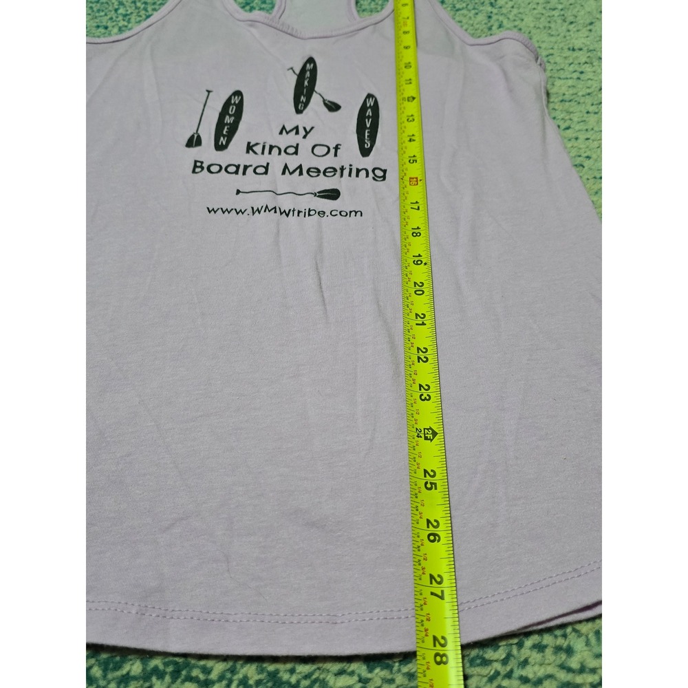 Women Making Waves Graphic Tank Top Racerback Paddle Boarding Size‎ L (Q) - Picture 4 of 5